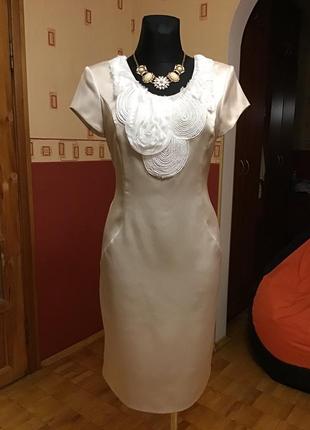 Платье атлас