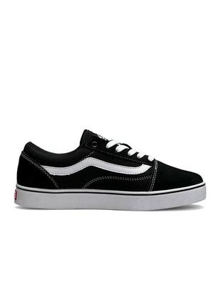 Женские кеды vans old skool black white9 фото