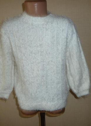 Zara мохнатый свитер зара на 6 лет рост 116 см