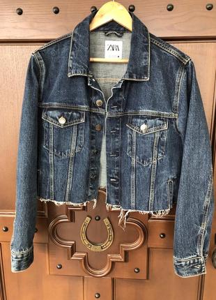Джинсова куртка zara