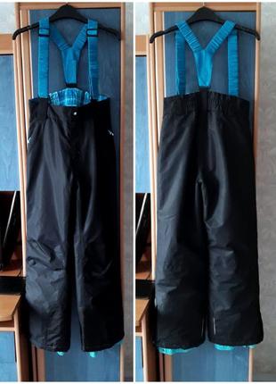 Тёплые, непромокаемые лыжные штаны, 10-13 лет, до 152см, 38?-40-42-44?, tcm tchibo