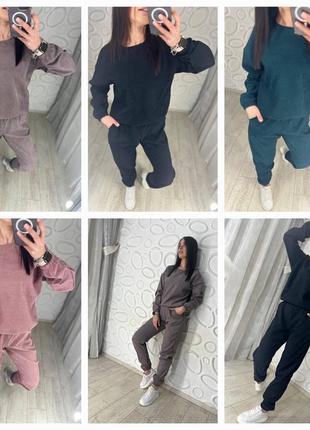 Женский спортивный костюм вельветовый костюм женский из микро вельвета, костюм женский