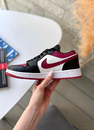 Nike air jordan 1 low burgundy