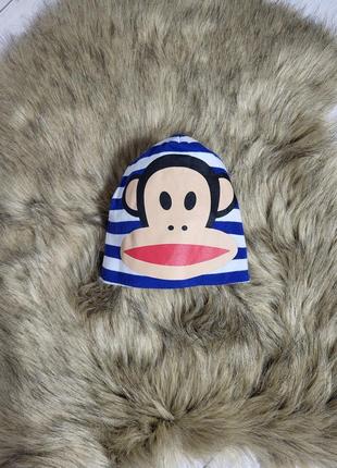 🐵легкая шапочка с мавпочкой paul frank от h&amp;m