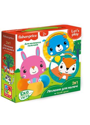 Набор для творчества с экотестом fisher price лісові друзі укр.