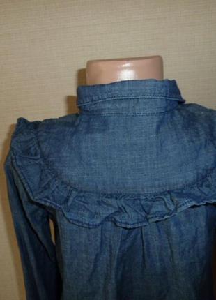 H&m джинсовое платье на 7-8 лет4 фото