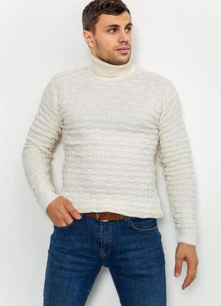 Светр чоловічий, колір білий, 161r602