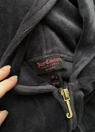 Стильное велюровое худи juicy couture оригинал со стразами5 фото