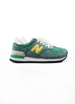 New balance 574 green/yellow