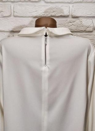Белая блуза, блузка, atmosphere, цвет айвори,5 фото