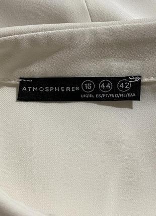 Белая блуза, блузка, atmosphere, цвет айвори,7 фото