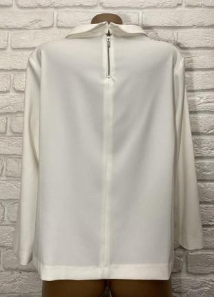 Белая блуза, блузка, atmosphere, цвет айвори,6 фото