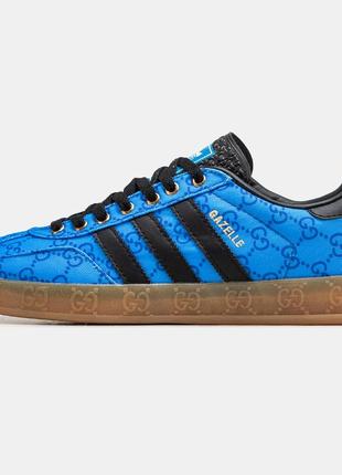 Мужские кроссовки adidas gazelle x gucci