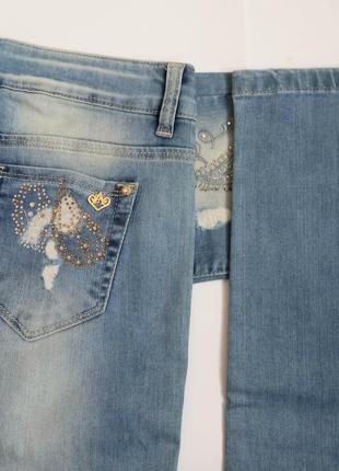 Женские тонкие светлые джинсы odak1 фото