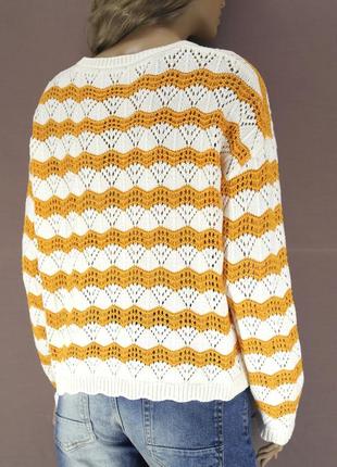 Красивый ажурный свитер "tu". размер uk12.5 фото