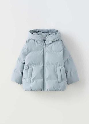 Куртка пуховик zara 3-4 года/104 см водоотталкивающий из рипстопа