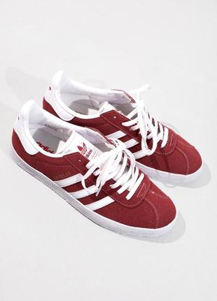 Женские кроссовки 👟 кеды adidas gazelle red
