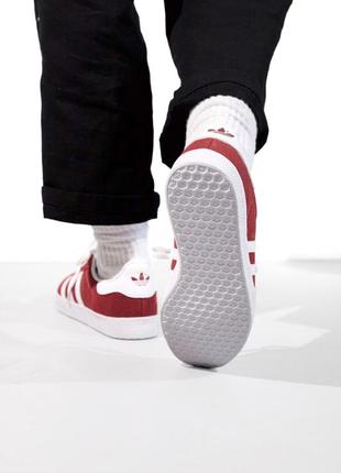 Кроссовки adidas player gazelle red9 фото