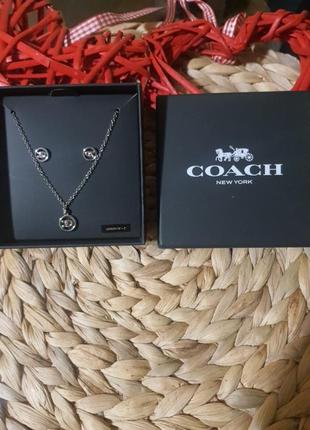 Комплект из серебра coach.