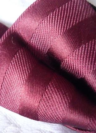 Вінтаж краватка метелик, регульований на липучці, бордо, марсала унісекс4 фото