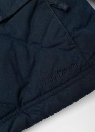 L.l.bean waxed cotton down winter jacket navy&nbsp; женская куртка5 фото