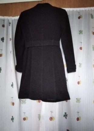 Супер пальто серого цвета р. xs\34\6,65%шерсть,35%вискоза.3 фото