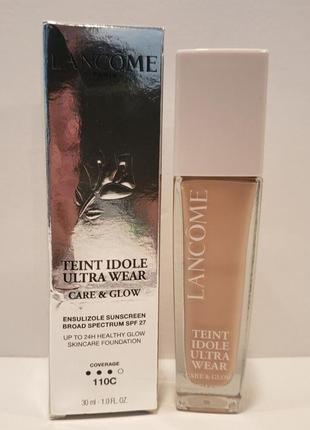 Тональный крем для лица lancome teint ddole ultra wear care & glow 110c 30 ml