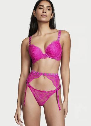 Пояс для чулок розовый оригинал victoria’s secret2 фото