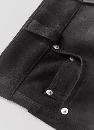 Zara брюки из натуральной кожи10 фото
