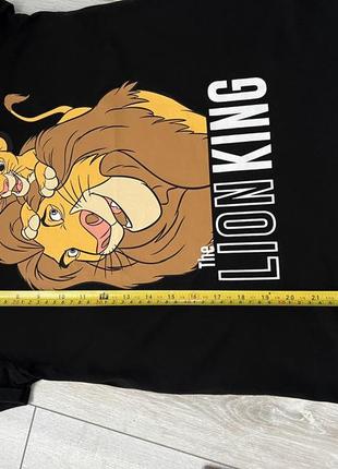Жіноча футболка король лев оригінальна футболка diane lion king sister біла футболка з левом чорна футболка король лев пара6 фото
