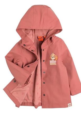 Акція знижка дощовик куртка пальто демі міжсезонна для дівчинки paw patrol 92 98 104 с капюшоном4 фото