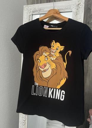 Футболка з левами жіноча футболка король лев оригінальна футболка diane lion king sister біла футболка з левом чорна футболка король лев пара1 фото