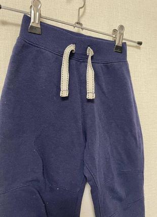 Синие спортивные штанишки 86-92 размера3 фото