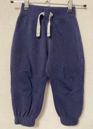 Синие спортивные штанишки 86-92 размера1 фото
