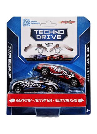Набор игровых машинок "крутой переворот" flip'ems technodrive 1311, 2 машинки (вид 3)
