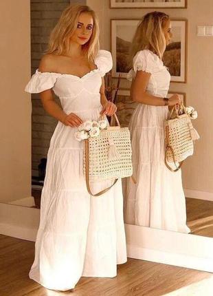 Розпродаж сукня stradivarius з попліну asos з пишними рукавами