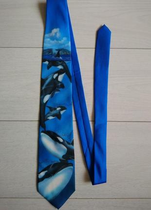 Краватка галстук ralph marlin "whales "