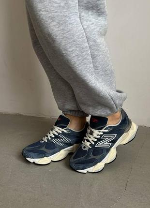 Кроссовки new balance 9060 blue