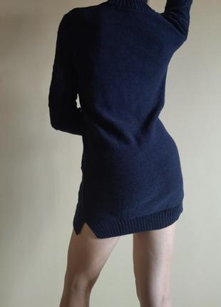 Вязаное короткое платье туника италия3 фото