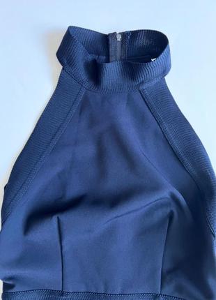 Стильное платье синего цвета, нм, размер s1 фото