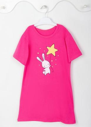 Ночная рубашка детская, ночная футболка удлиненная, милая ночная рубашка с лисичкой, домашнее платье, платье3 фото