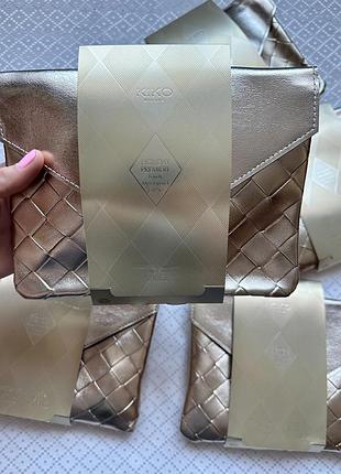 Набор подарочный для губ 3 мини помады в косметичк