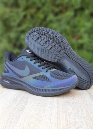 Nike air running gidue 10 черные с неоном кроссовки мужские найк весенние летние демисезонные демисезон низкие текстильные сетка легкие найк4 фото