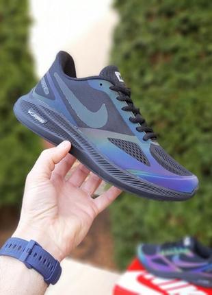 Nike air running gidue 10 черные с неоном кроссовки мужские найк весенние летние демисезонные демисезон низкие текстильные сетка легкие найк5 фото