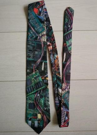 Краватка ralph marlin "computer circuit board "1 фото