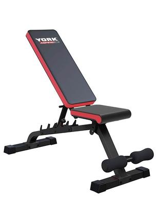 Лава тренувальна york fitness aspire 280 fid багатофункціональна для преса та жиму