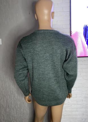 Винтажный свитер джемпер в составе шерсти винтаж farah, m2 фото
