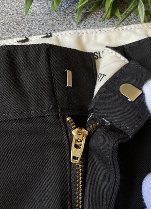 Мужские черные зауженные slim fit новые брюки чинос dickes оригинал размер 28/306 фото