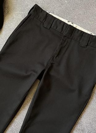 Мужские черные зауженные slim fit новые брюки чинос dickes оригинал размер 28/305 фото