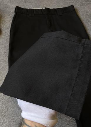 Мужские черные зауженные slim fit новые брюки чинос dickes оригинал размер 28/307 фото